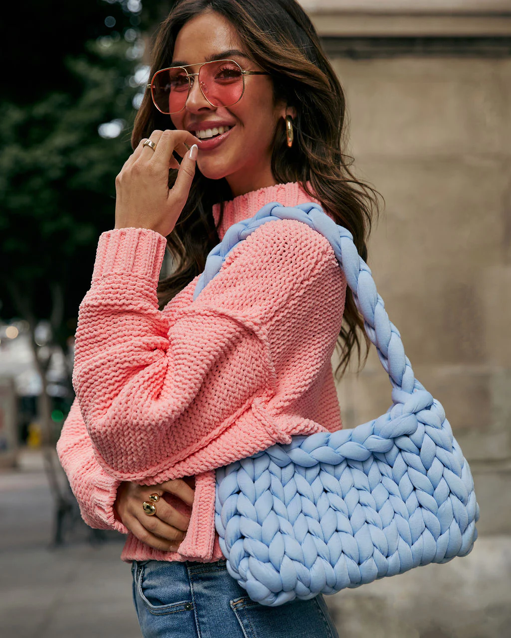 Avenia Braided Shoulder Bag