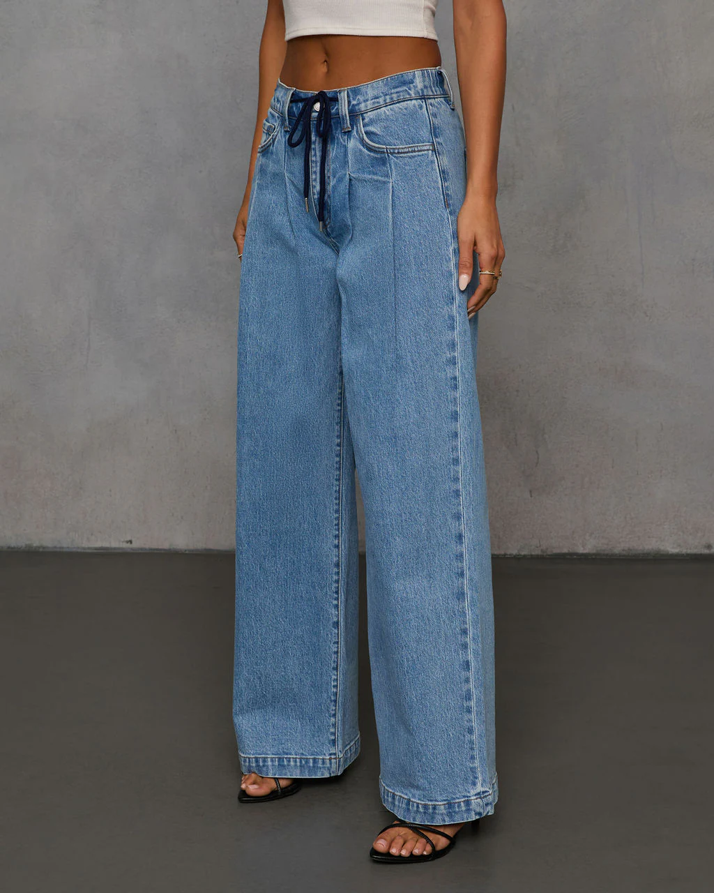 Lennon Drawstring Waist Jeans