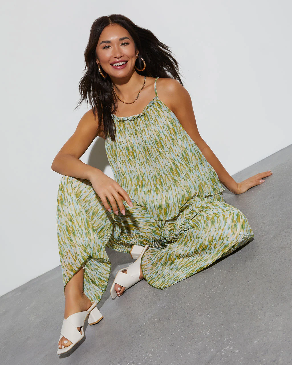 Springtime Sleeveless Blouse