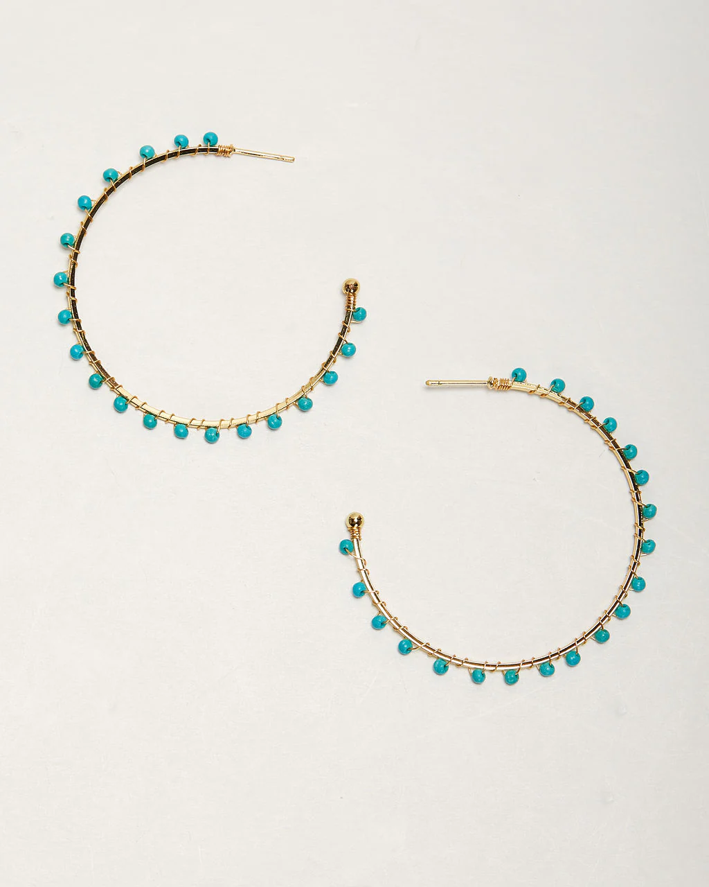 Isla Beaded Hoops