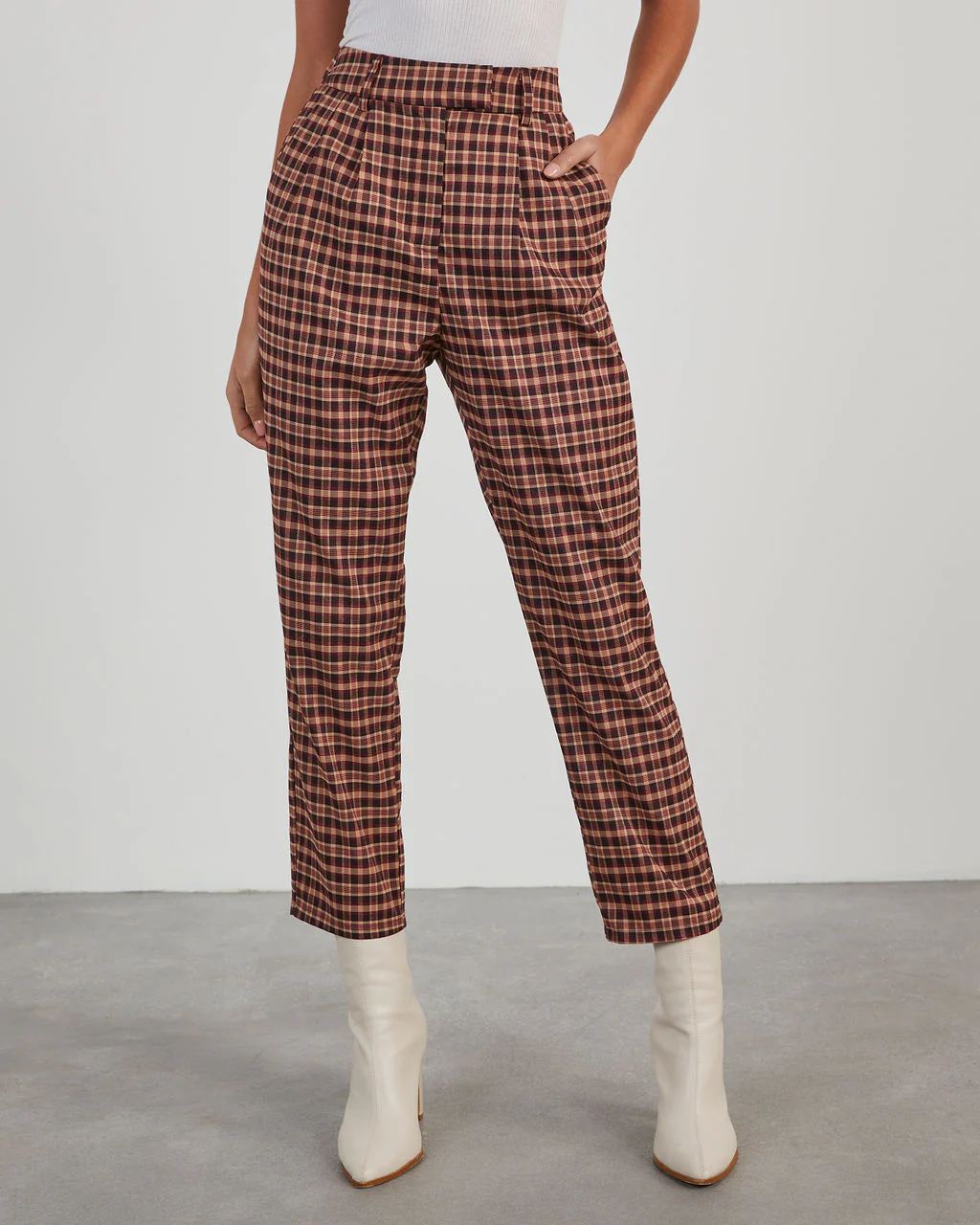 Connelly Plaid Trouser Pants
