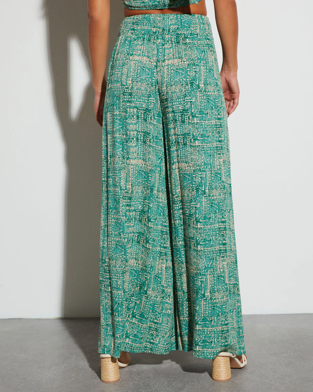 Nadia Printed Straight Leg Pants