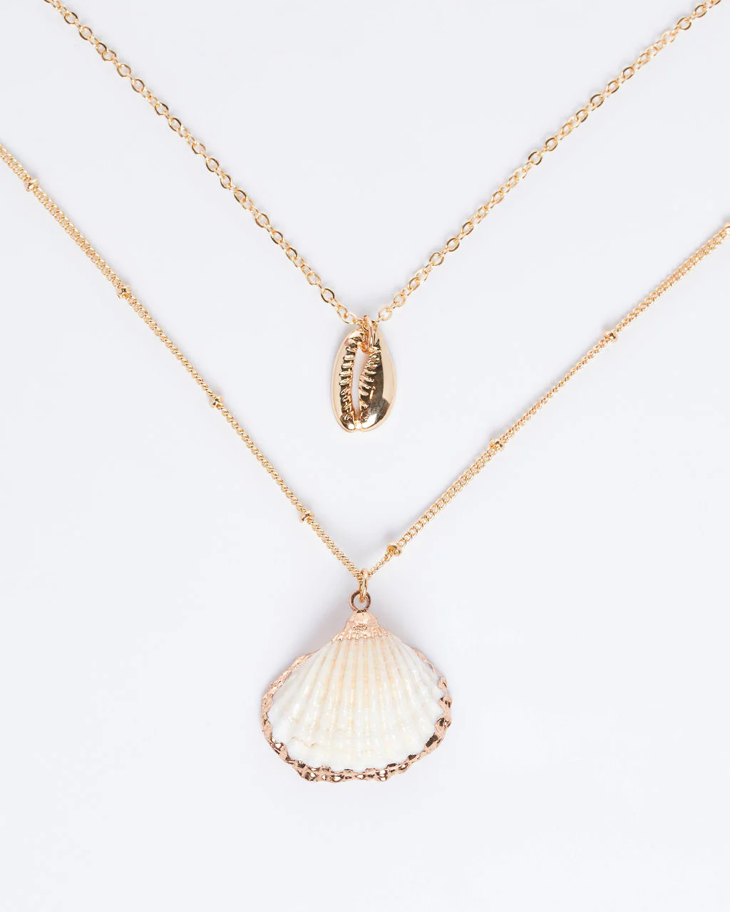 Sandy Treasures Layered Shell Necklace