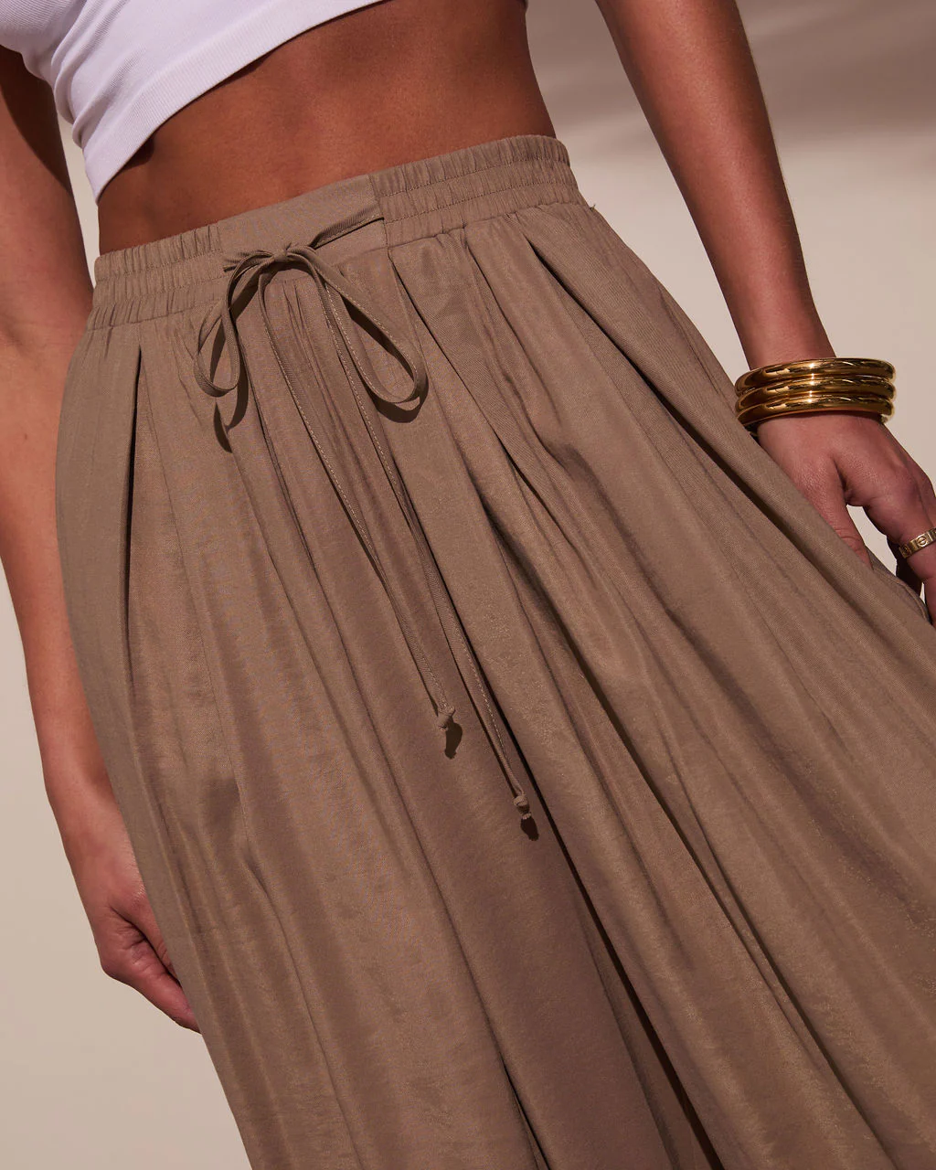 Marlah Pleated Drawstring Pants