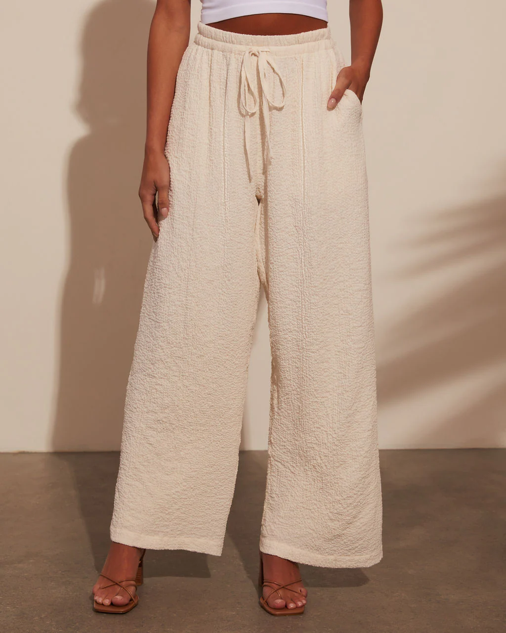 Cool Harbor Wide Leg Drawstring Pants