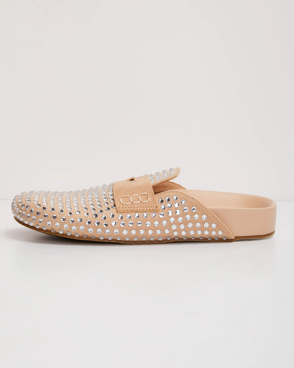 Evening Stroll Embellished Suede Loafers