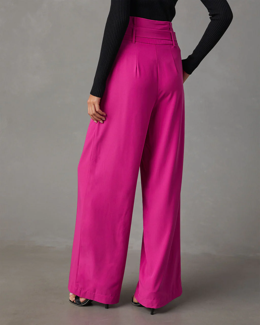 Juliana Double Belted Trouser Pants