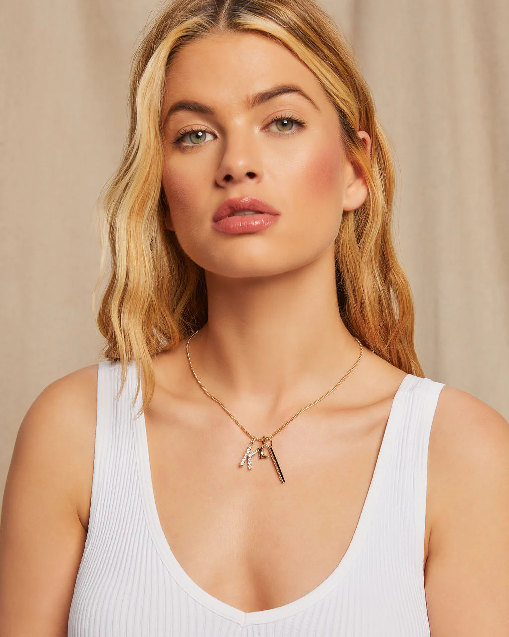 Skinny Curb 14k Plated Chain