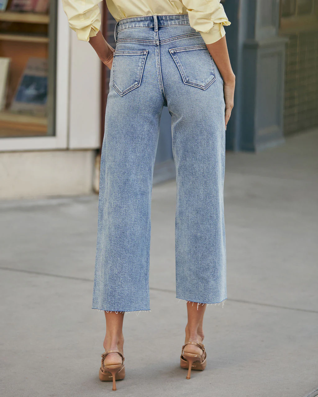San Gabriel High Rise Wide Leg Jeans