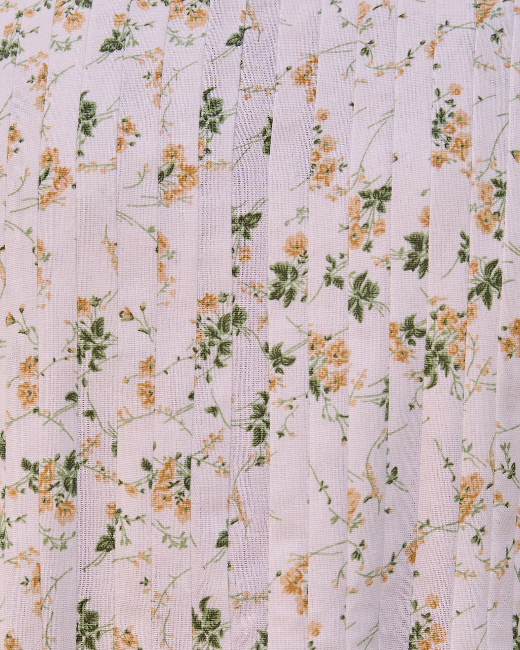 Sweet Blooms Pleated Front Tie Floral Top