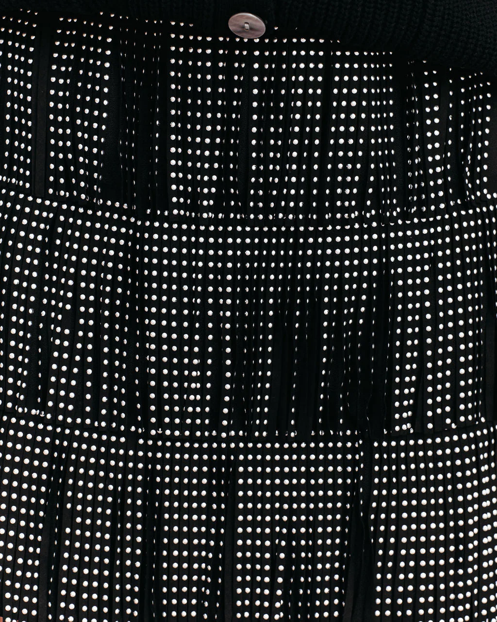 Zoie Studded Fringe Mini Skirt