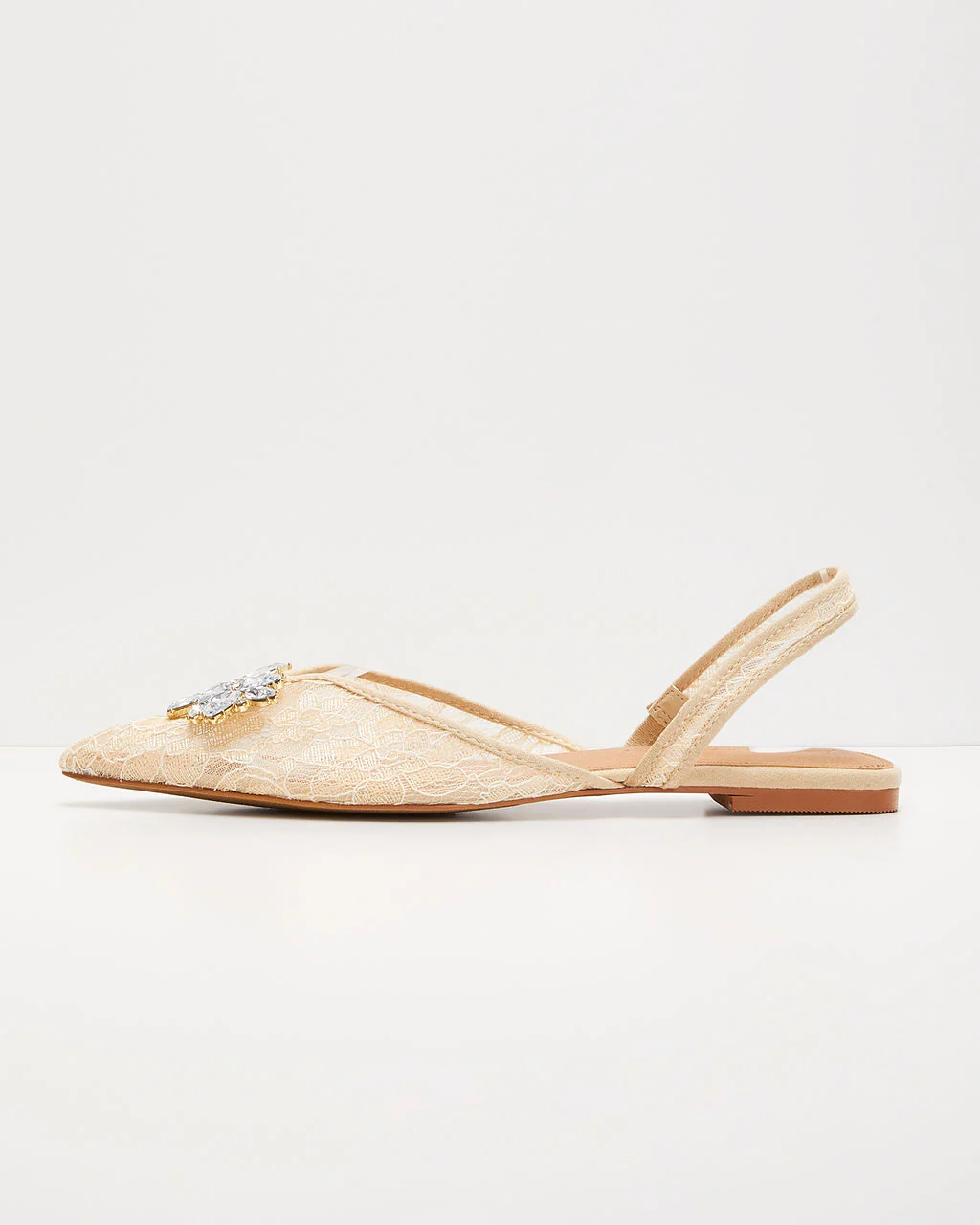 Kaya Lace Pointed Flats