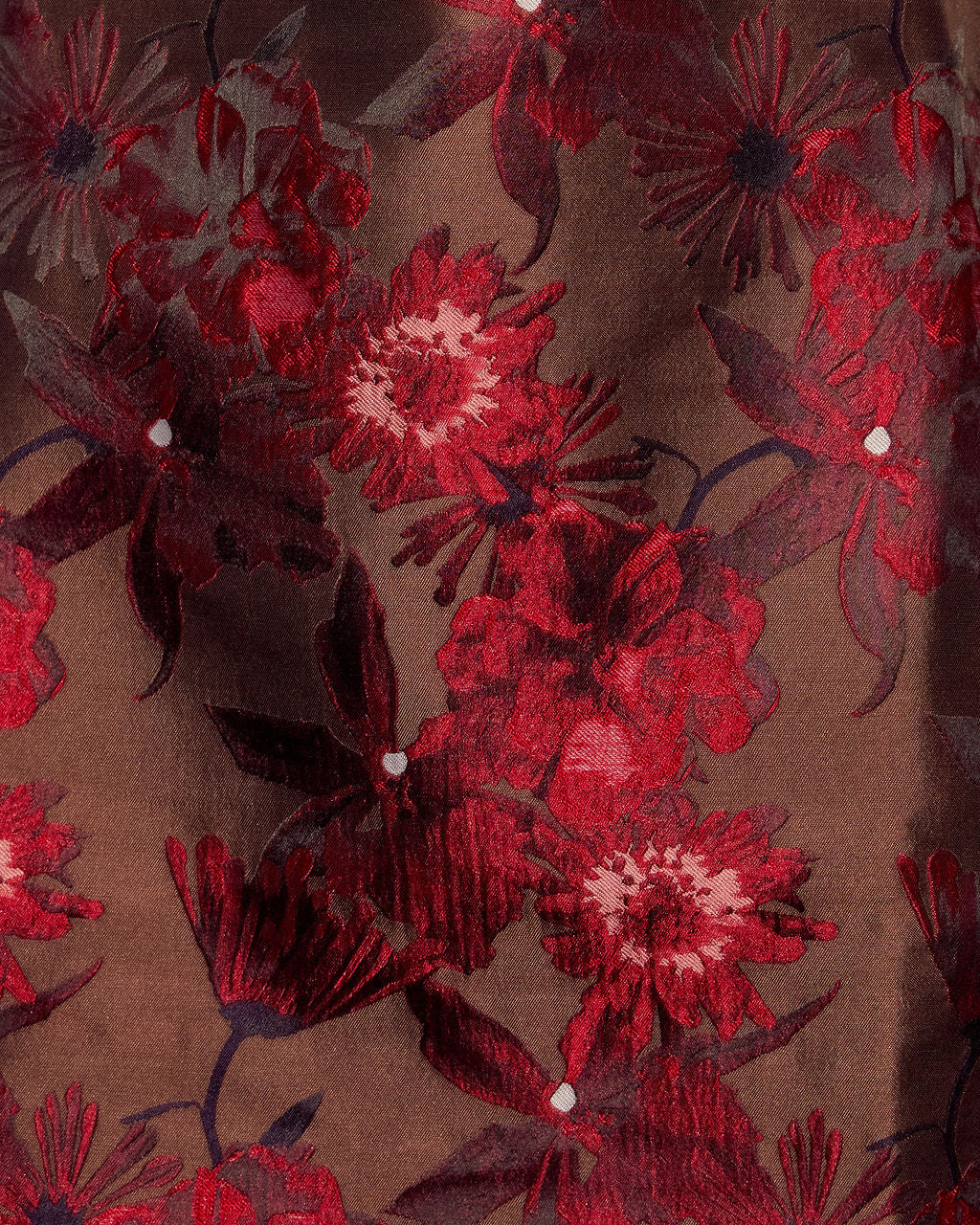 Arlyn Fit And Flare Floral Print Mini Dress