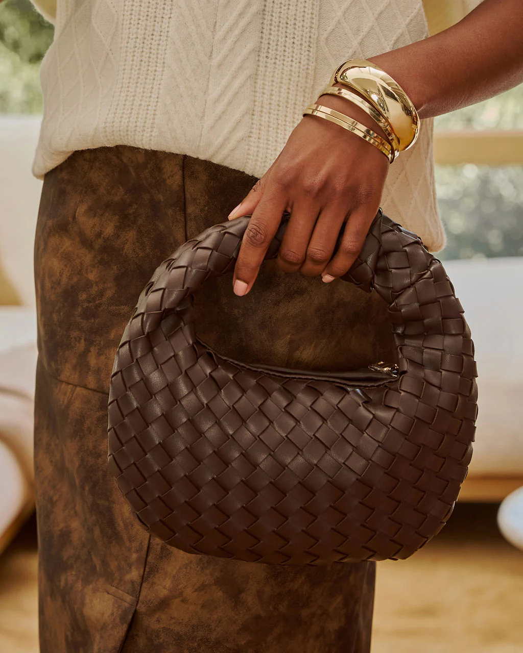 Tierra Woven Knot Handbag