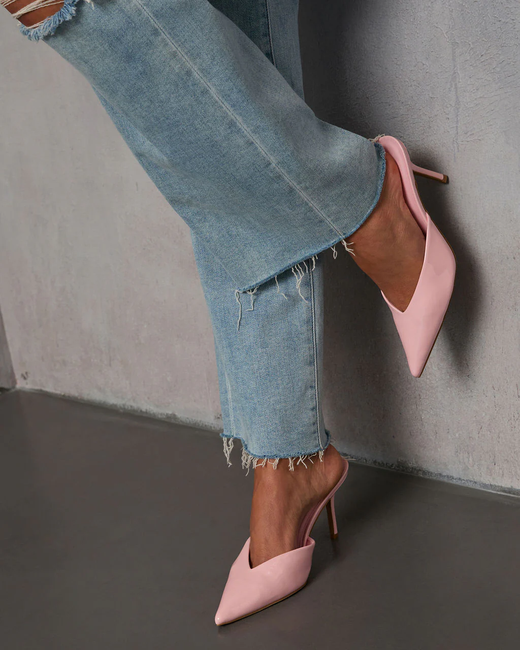 Sleek Moves Pointed Toe Mules