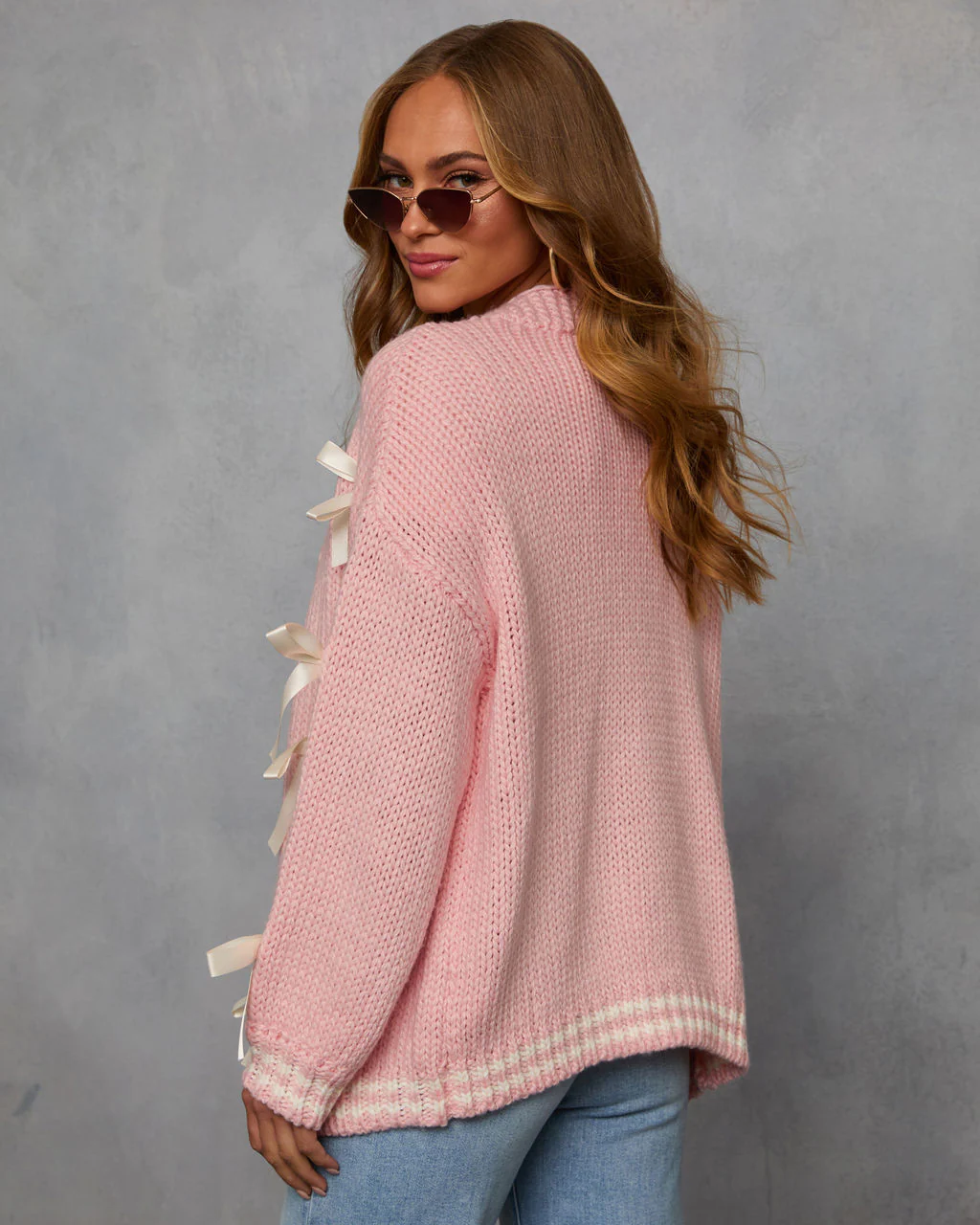 Gleeful Grace Bow Detail Cardigan