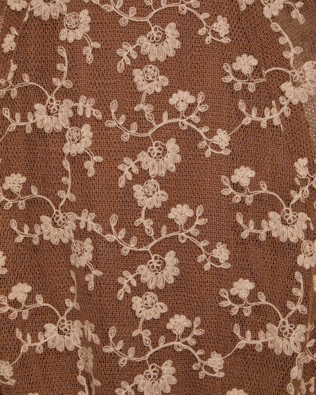 Tova Crochet Floral Midi Skirt