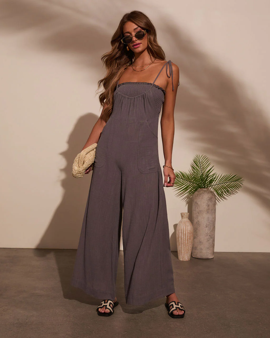 Paradise Pause Smocked Bust Jumpsuit
