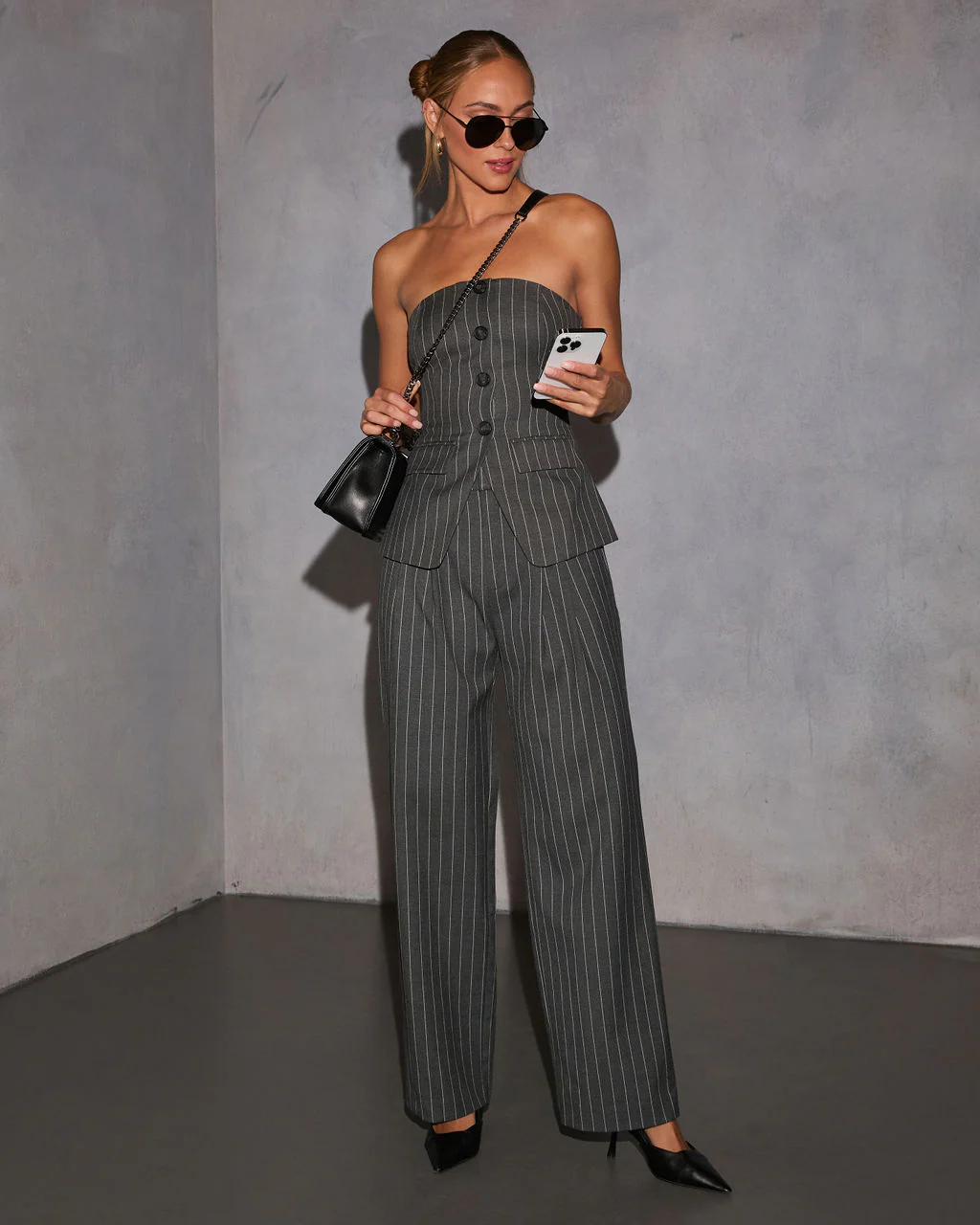 Charming Classic Pinstripe Pants