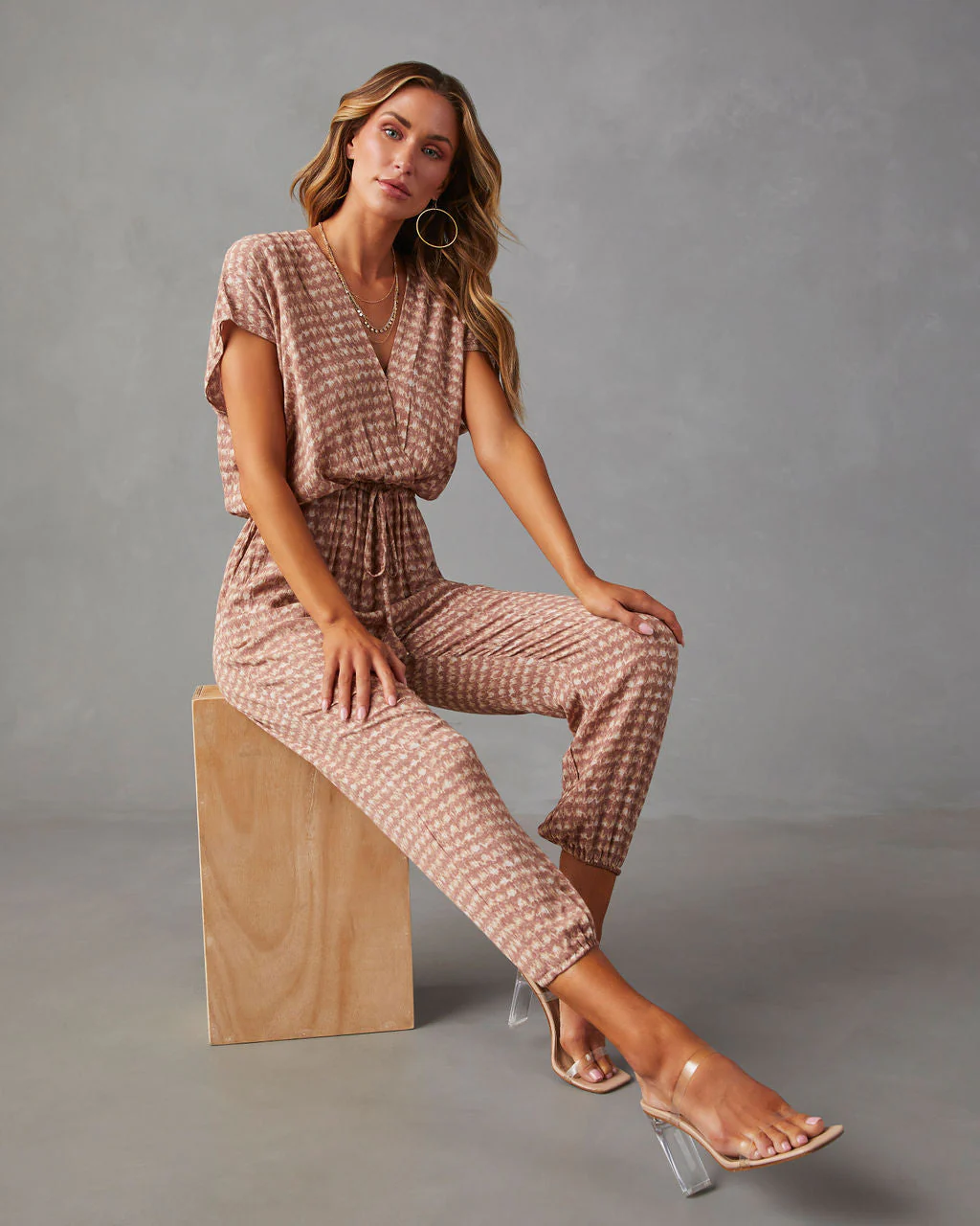 Colfax Printed Pocketed Jumpsuit