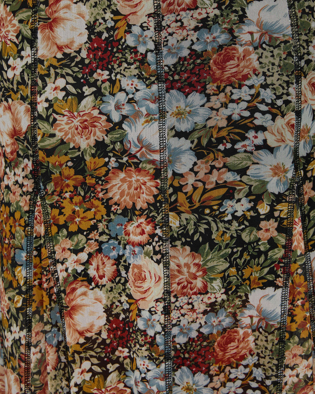 Gracie Mesh Floral Maxi Skirt