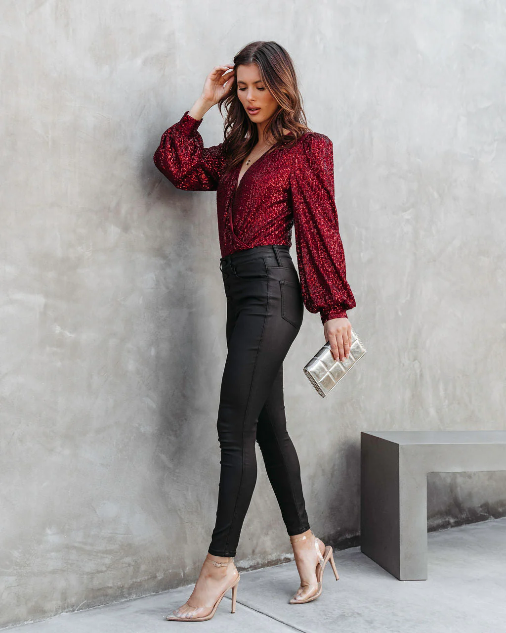 Shine Like No Other Sequin Bodysuit