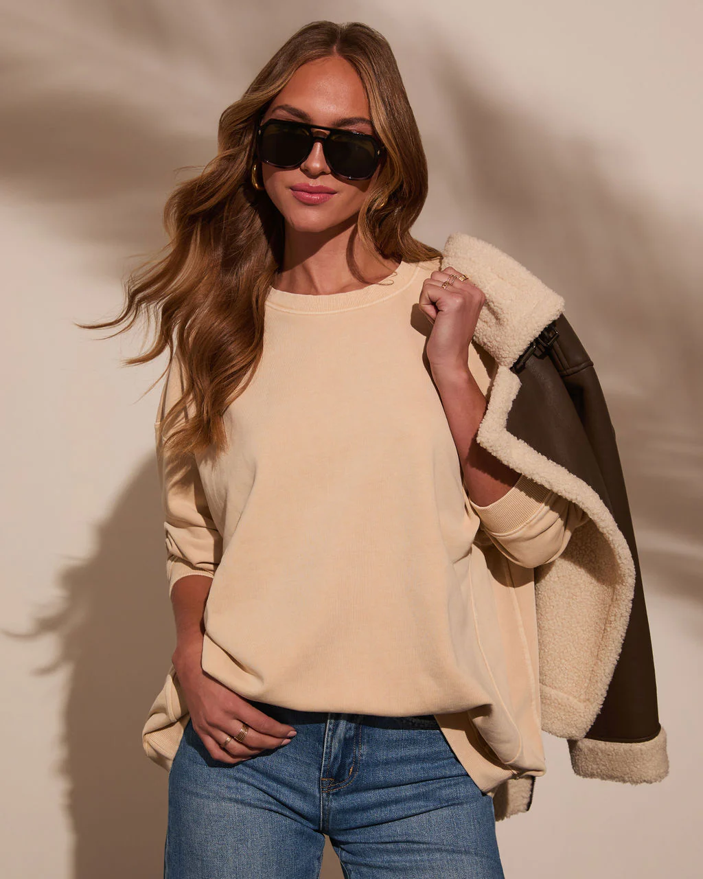 Lanae Relaxed Oversized Sweatshirt