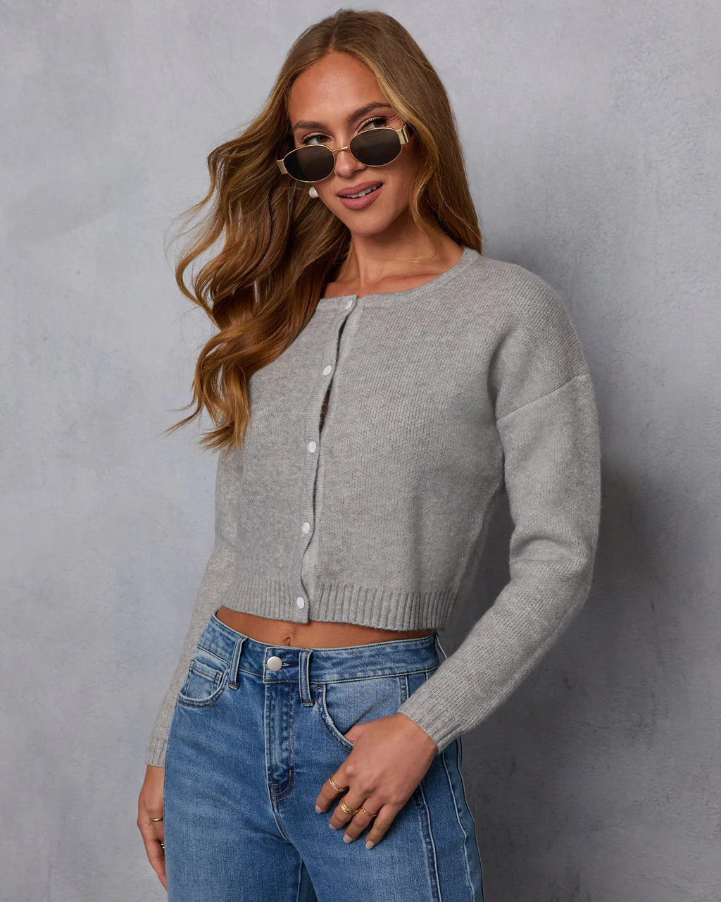 Simply Yours Knit Button Down Cardigan