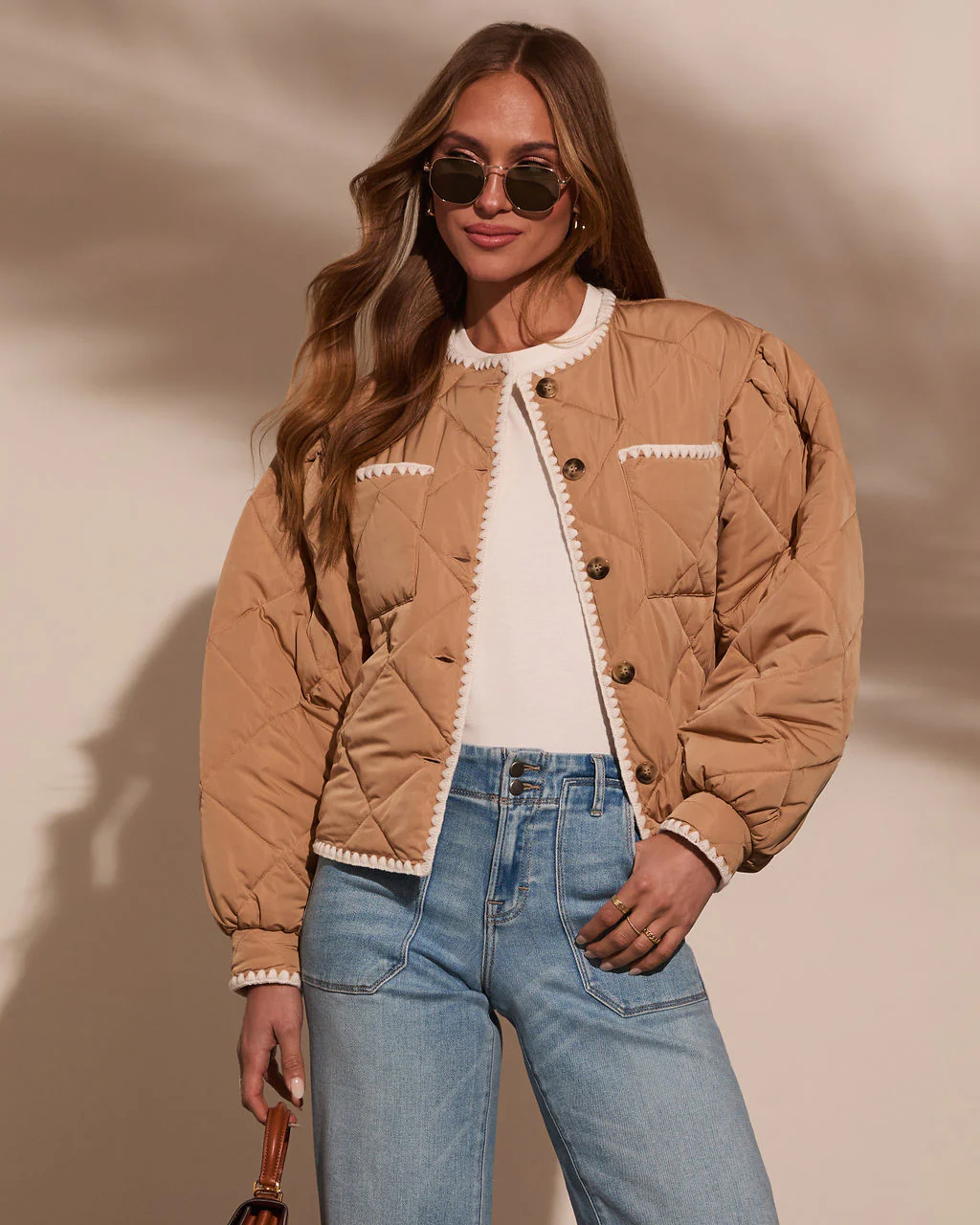 Jocey Quilted Embroidered Jacket