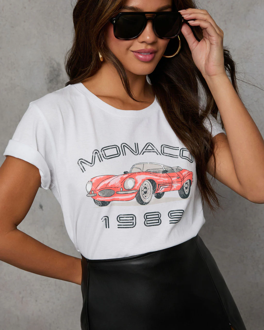 Monaco 1989 Short Sleeve Graphic Tee Shirt