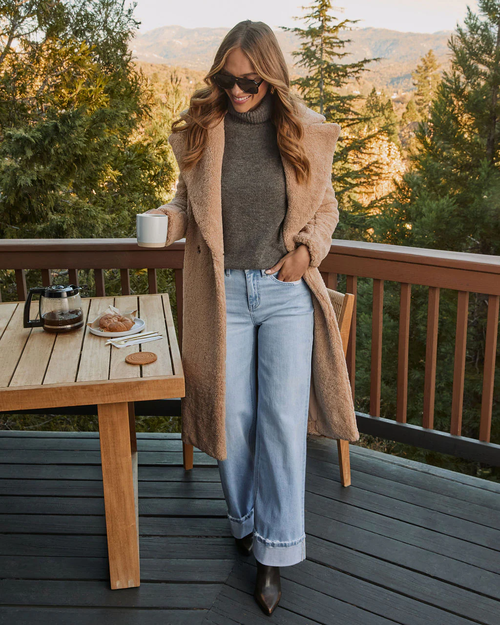 Laylia Distressed Wide Leg Jeans