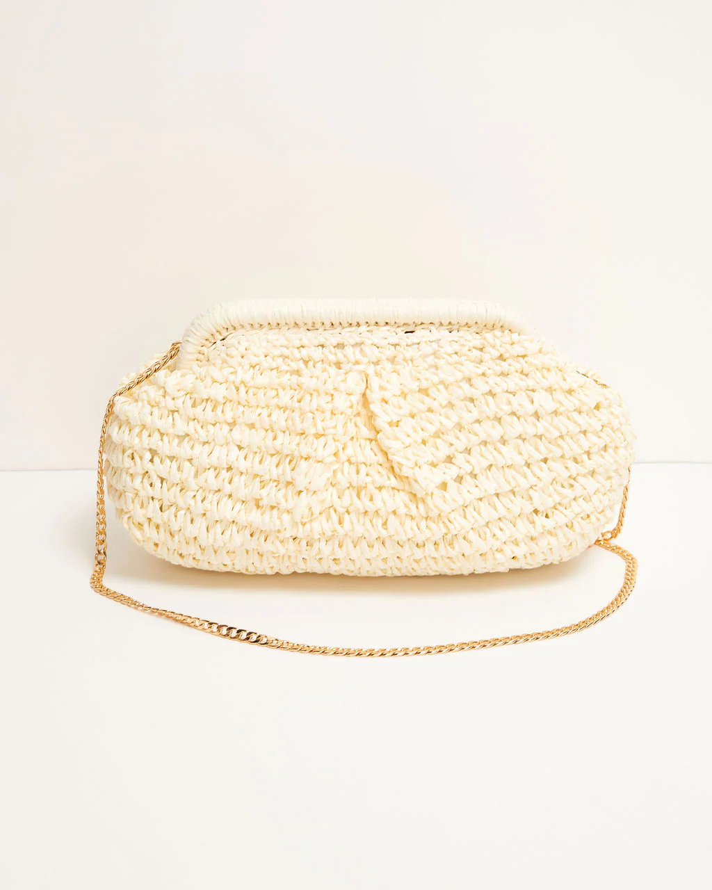 Poolside Straw Pouch Clutch