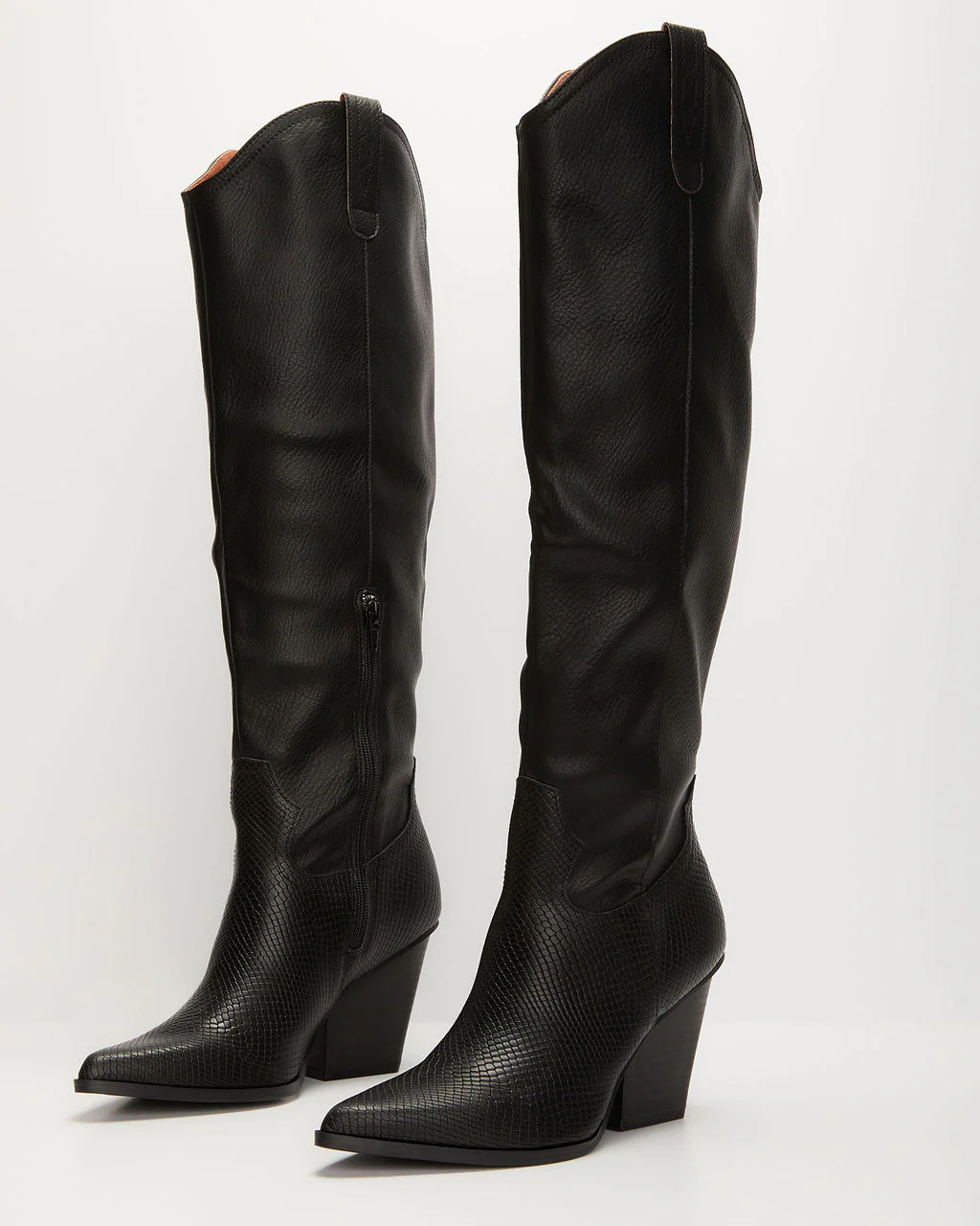 Sandalwood Western Knee High Boots