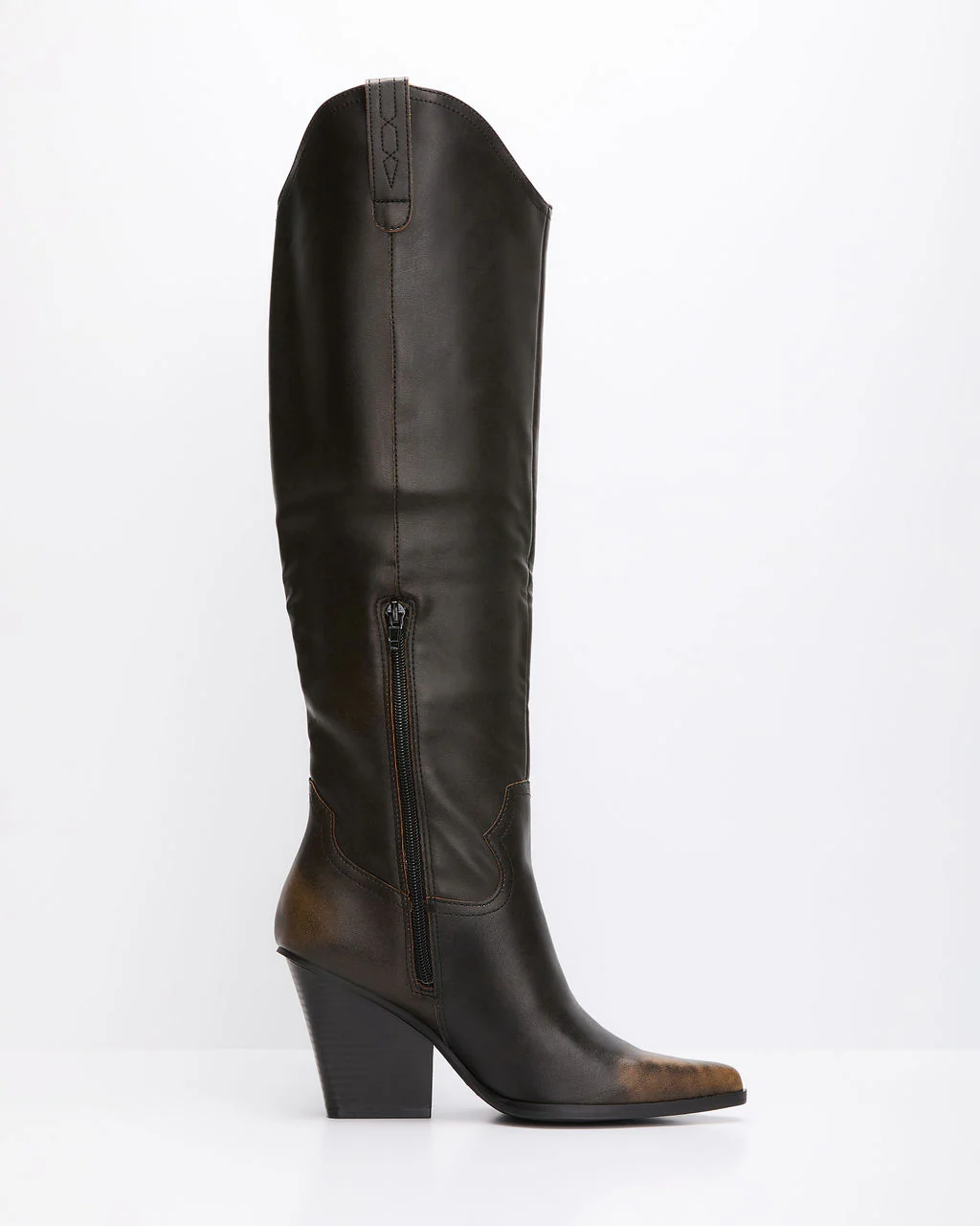 Sandalwood Western Knee High Boots