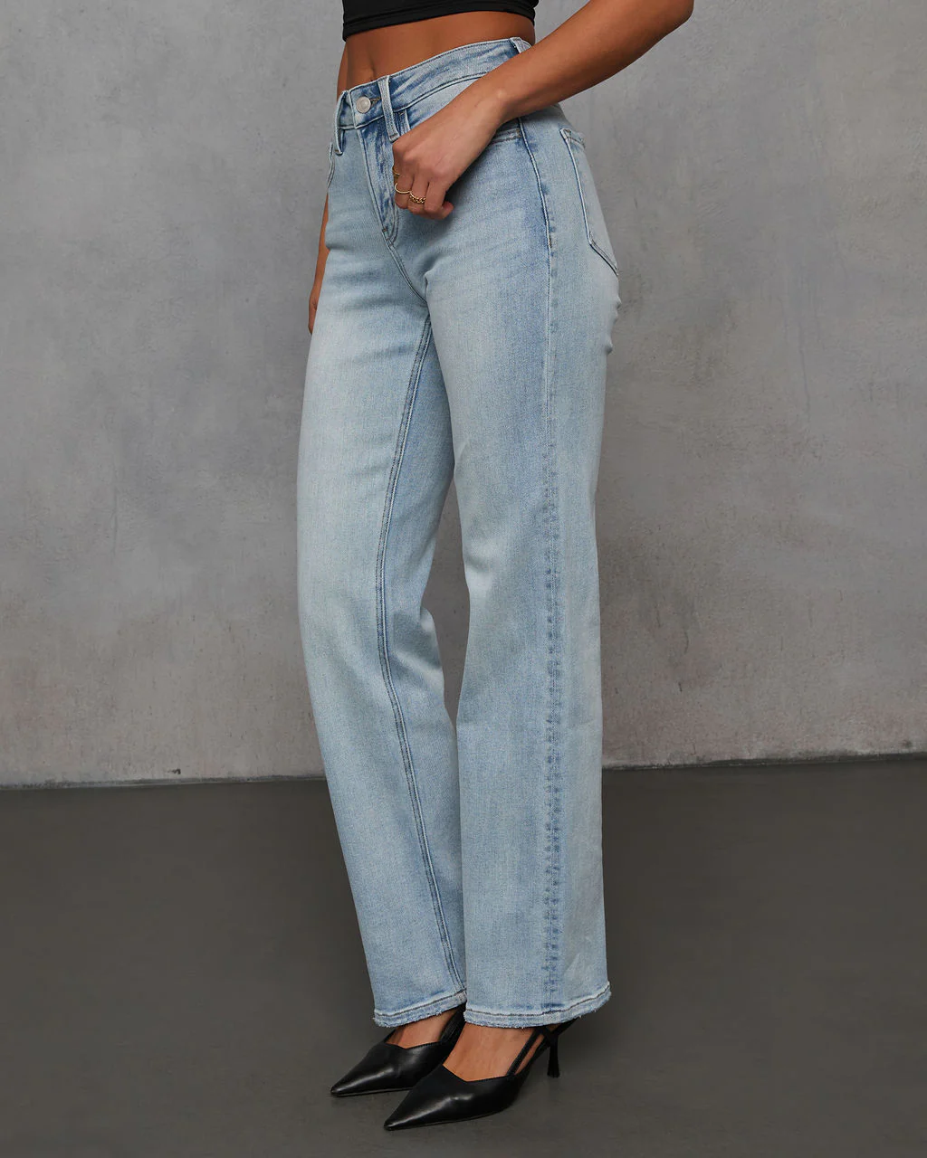 Clean Slate Straight Leg Jeans