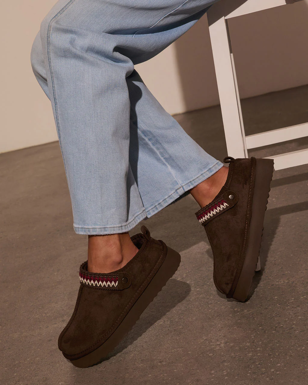 Selena Platform Slippers