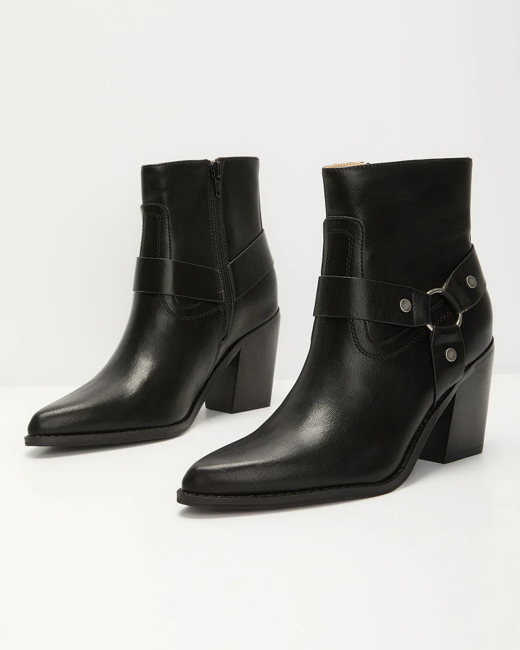 Walk Away Western Hardware Ankle Booties