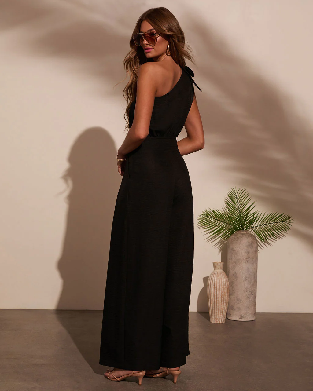 Relax & Repeat One Shoulder Jumpsuit