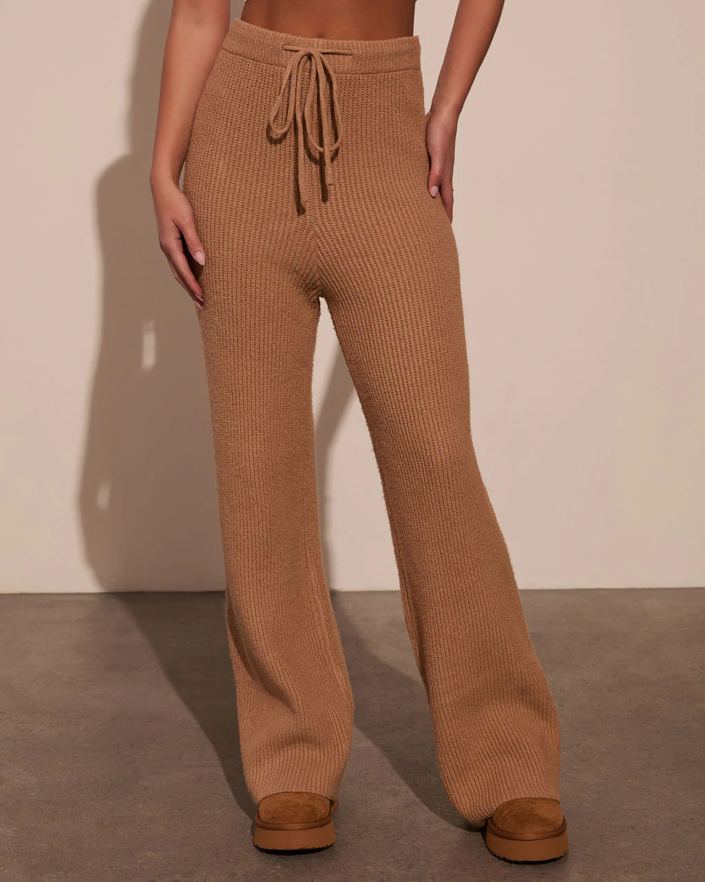 Sharna Ribbed Jogger Pants