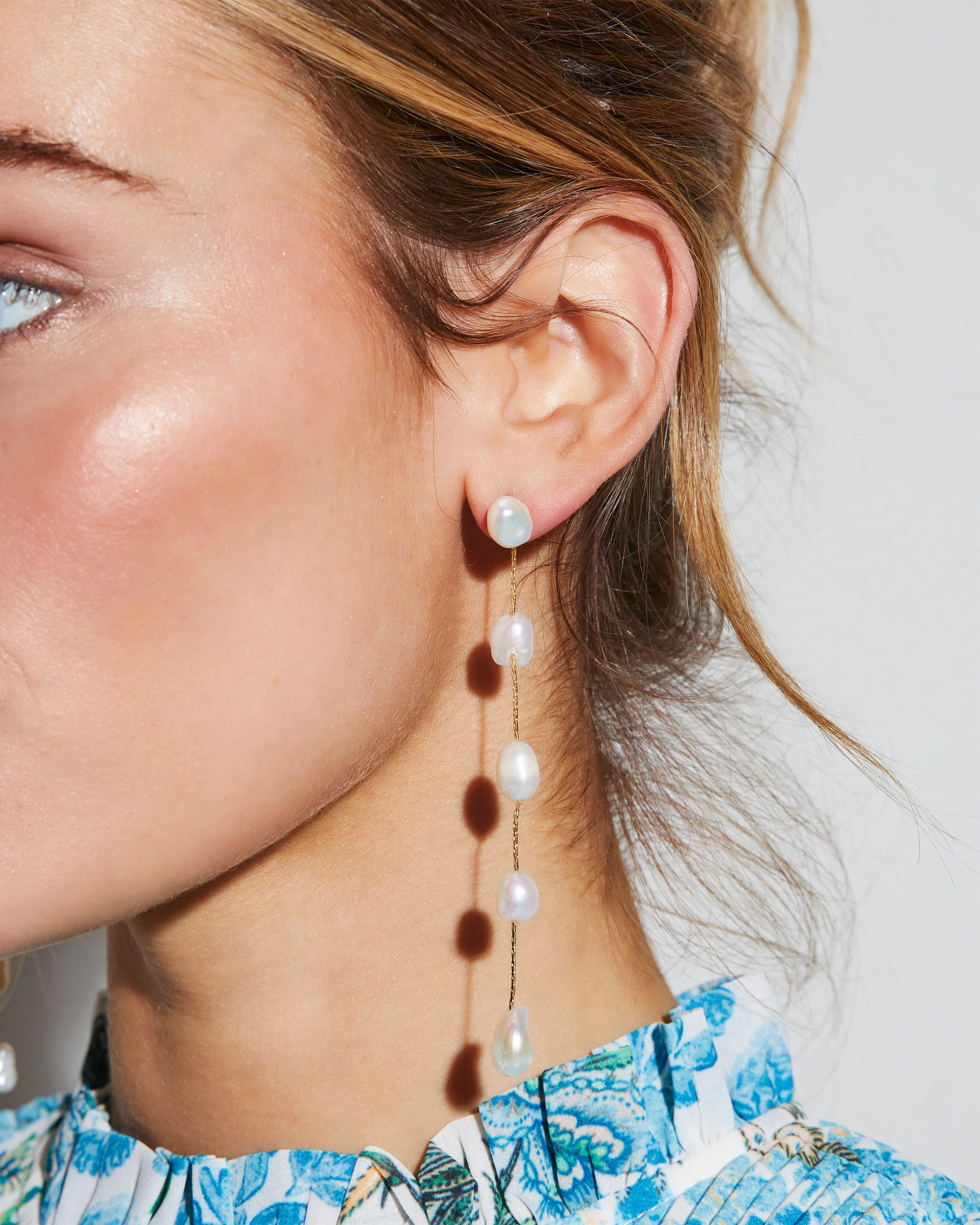 Quinn Pearl Drop Earrings