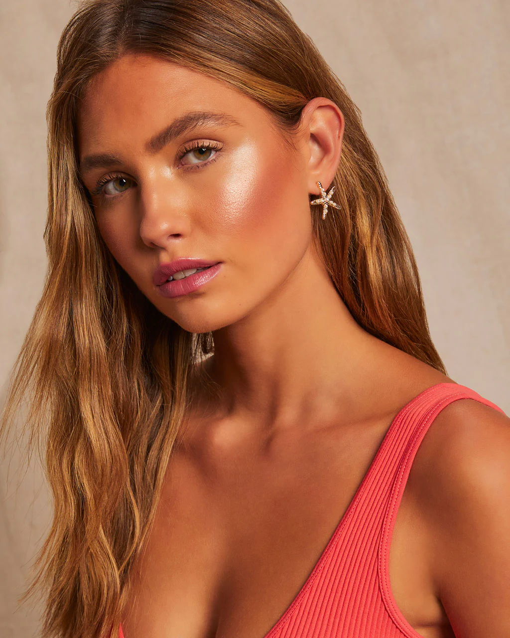 Starfish In The Sea Earrings