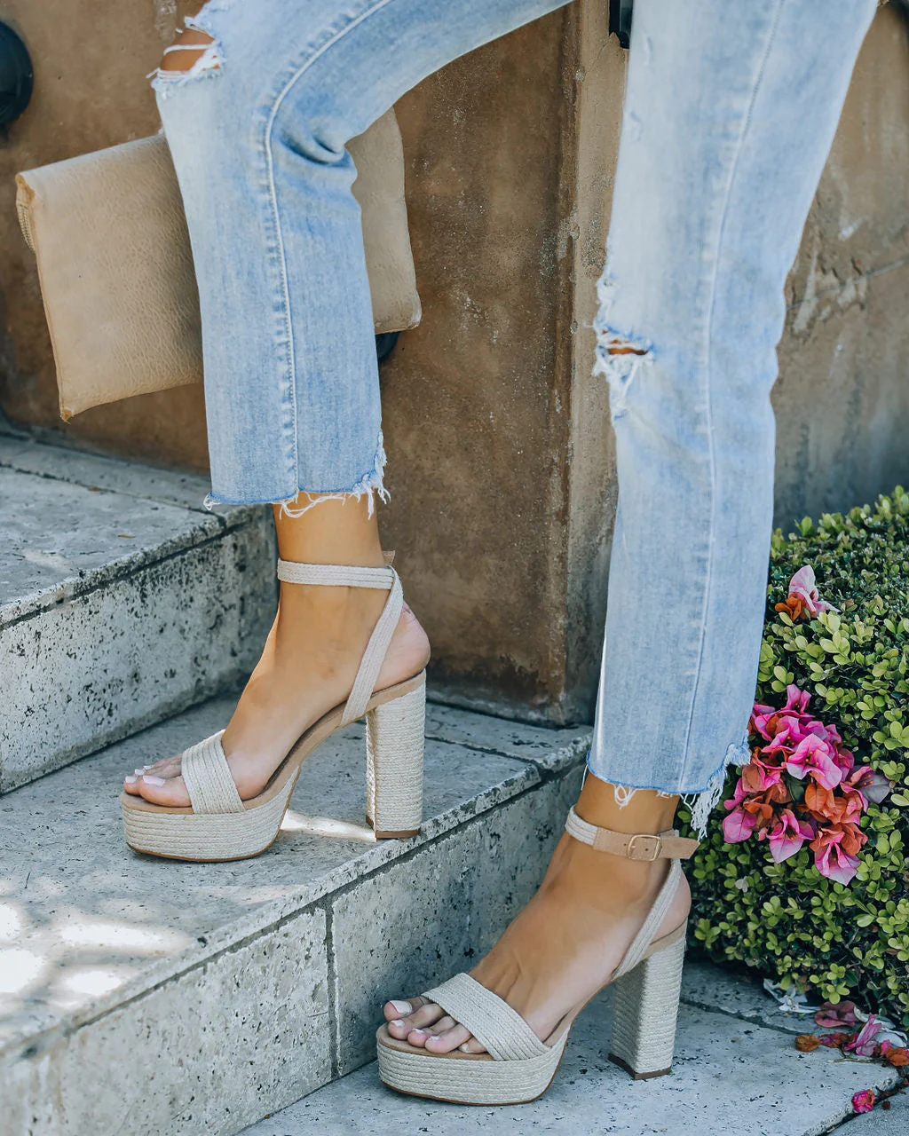 Willow Heeled Platform Sandal