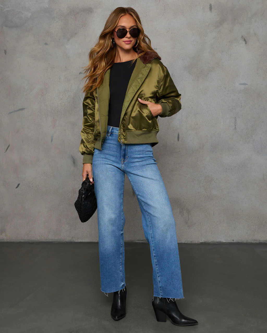 Tellie Faux Fur Hood Jacket