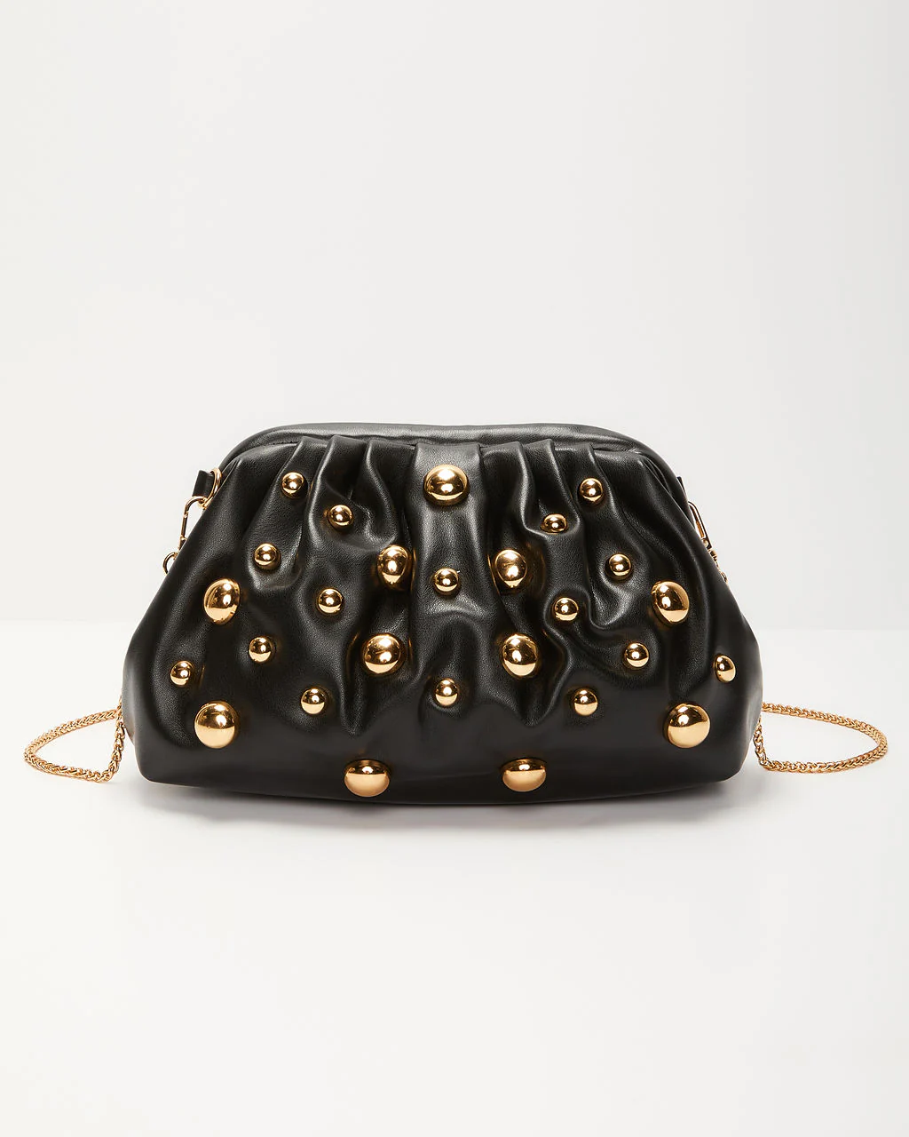 Make A Scene Studded Pouch Clutch