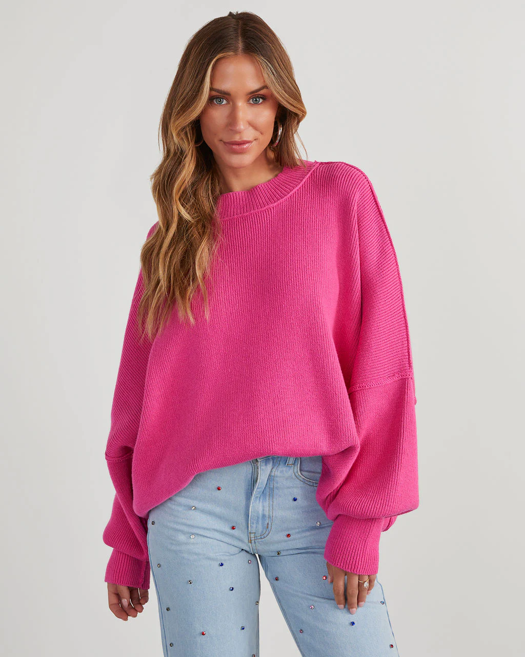 Elouise Knit Oversized Pullover Sweater