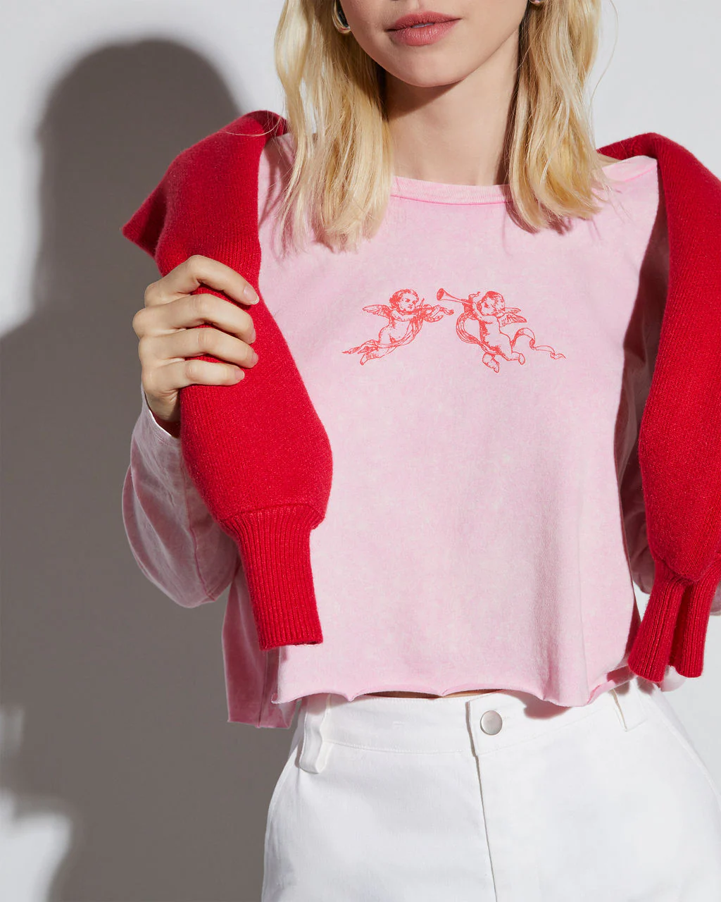 Cupid's Arrow Graphic Long Sleeve Tee