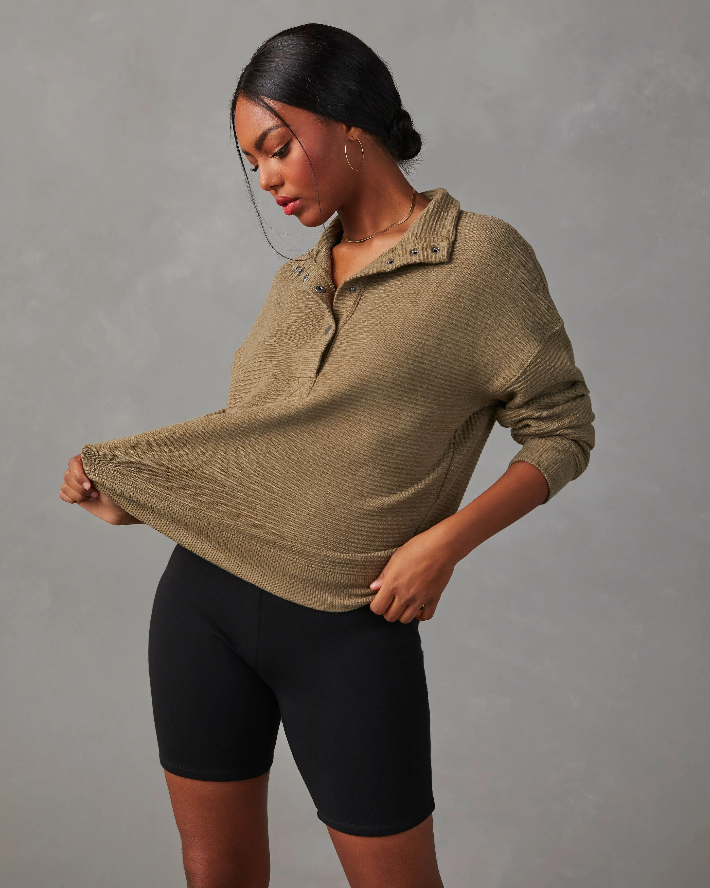 Kinsleigh Collared Pullover Sweater