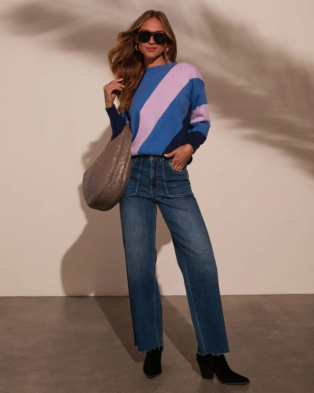 Hung Up On You Stripe Knit Sweater