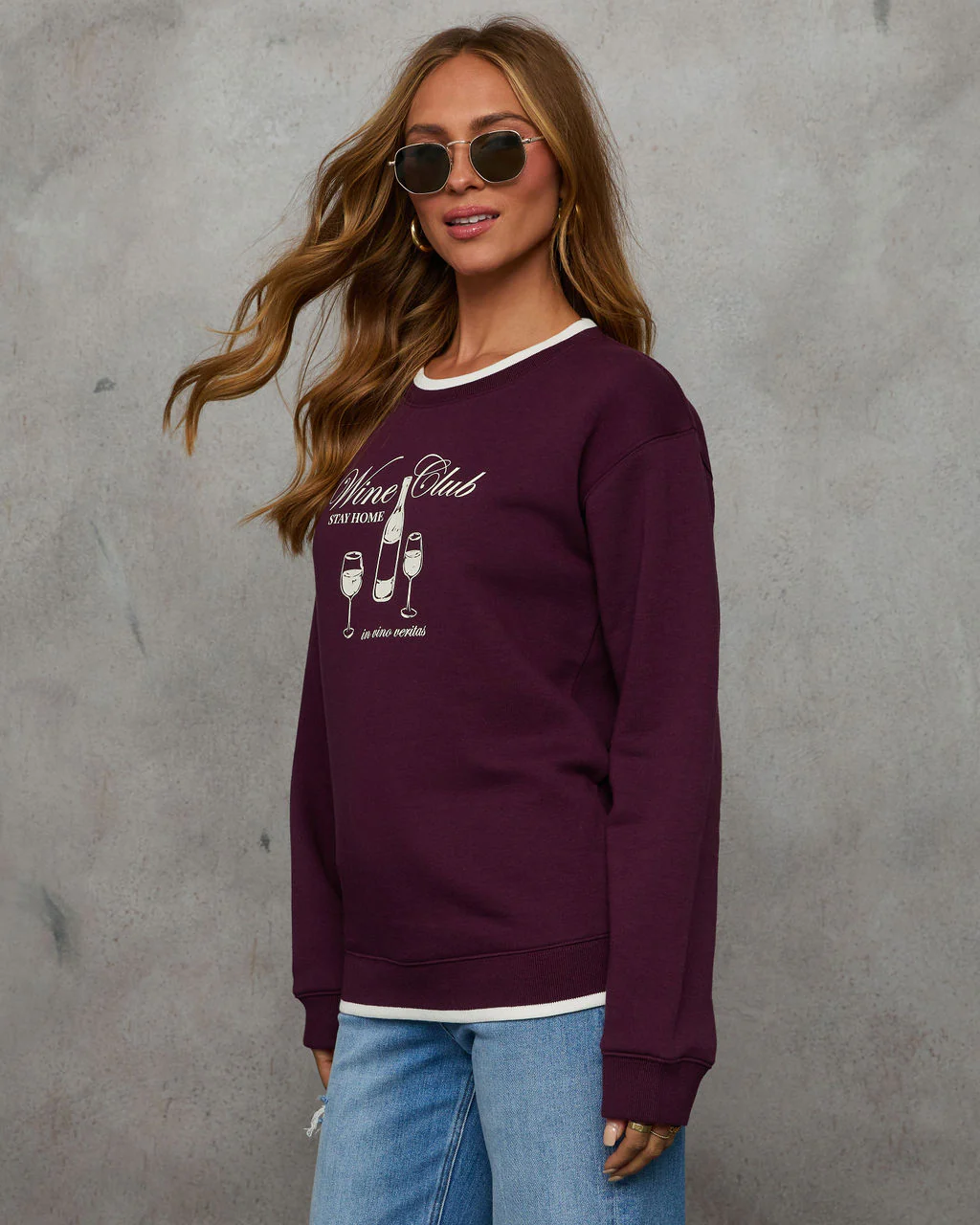 Wine Club Graphic Sweatshirt