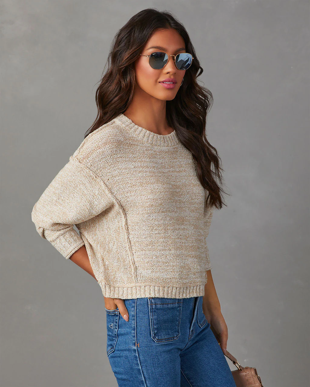 Hughes Crewneck Knit Sweater